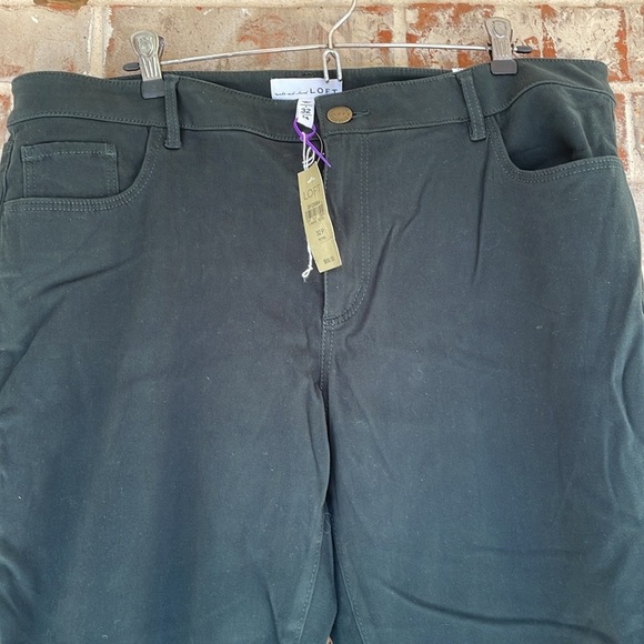 Loft Green Skinny Petite Jeans - Picture 2 of 8